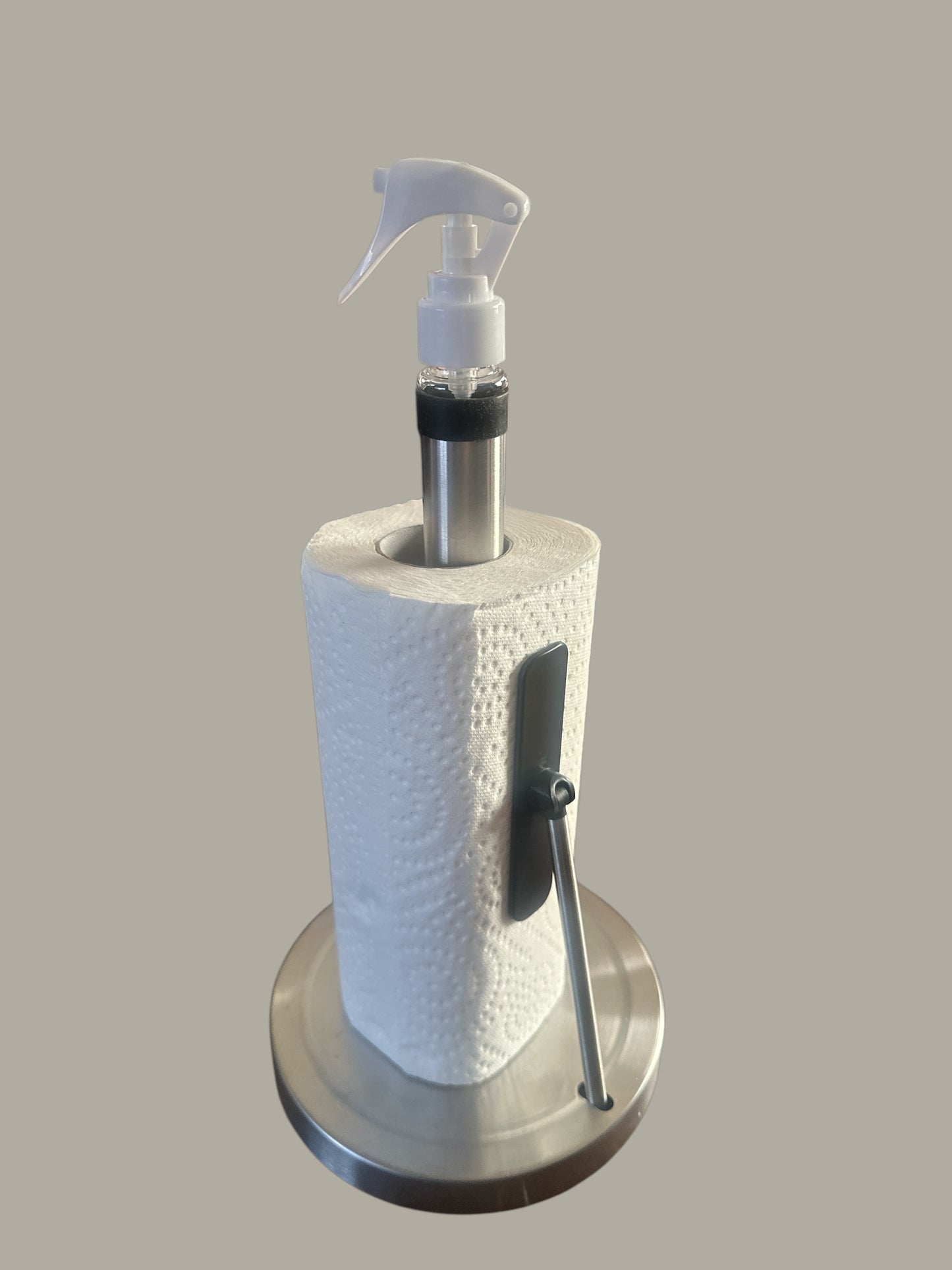 Keukenrolhouder met sprayflacon