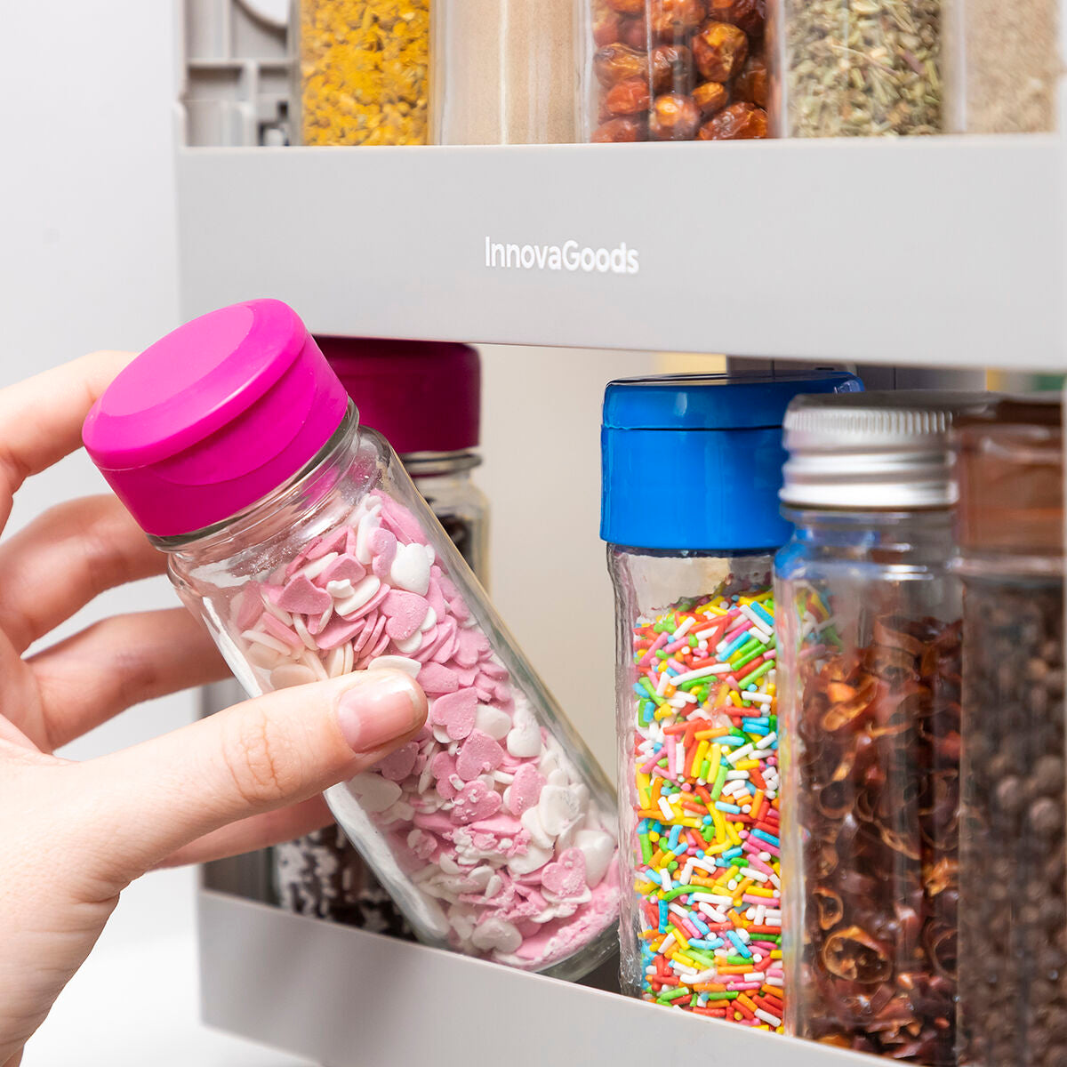 Innovagoods Glijdbaar En Kantelbaar Kruidenrek Rispick Innovagoods