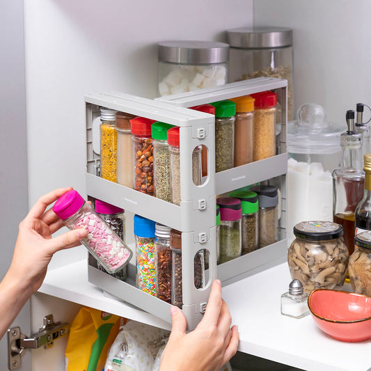 Innovagoods Glijdbaar En Kantelbaar Kruidenrek Rispick Innovagoods