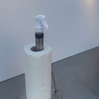 Keukenrolhouder met sprayflacon